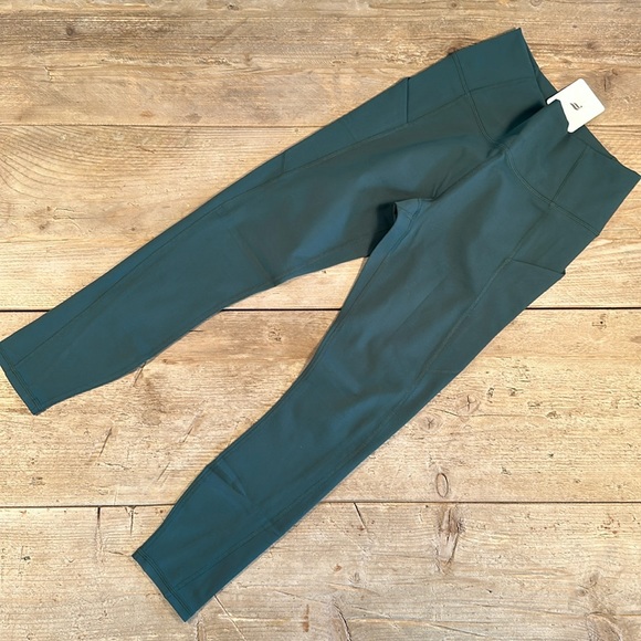 NWT- Fabletics PureLuxe High-Waisted Pocket 7/8 Leggings -EVERPINE - Picture 2 of 13